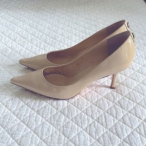IVANKA TRUMP Nude Patent Heels 8 1/2
